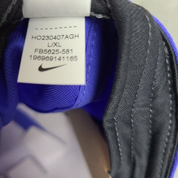 Nike Hat Mens Adjustable Dri FIT Club Cap Structured Swoosh Jade Marine Blue - Picture 6 of 10